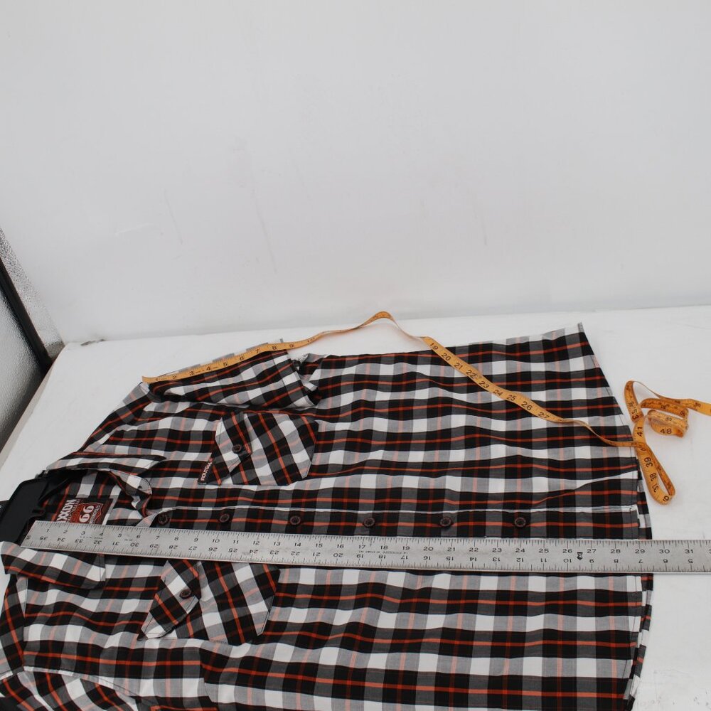 DIXXON Flannel co Shirt womens 2X Route 66 Bamboo Blend Plaid Motorcycle pockets - Picture 14 of 15